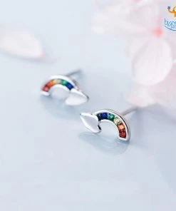 AmyLi All Of It Rainbow Ear Studs