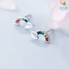 AmyLi All Of It Rainbow Ear Studs