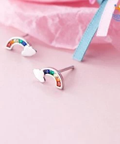 AmyLi All Of It Rainbow Ear Studs