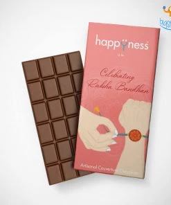 Happy Rakhi Handmade Chocolate Bar All Of It