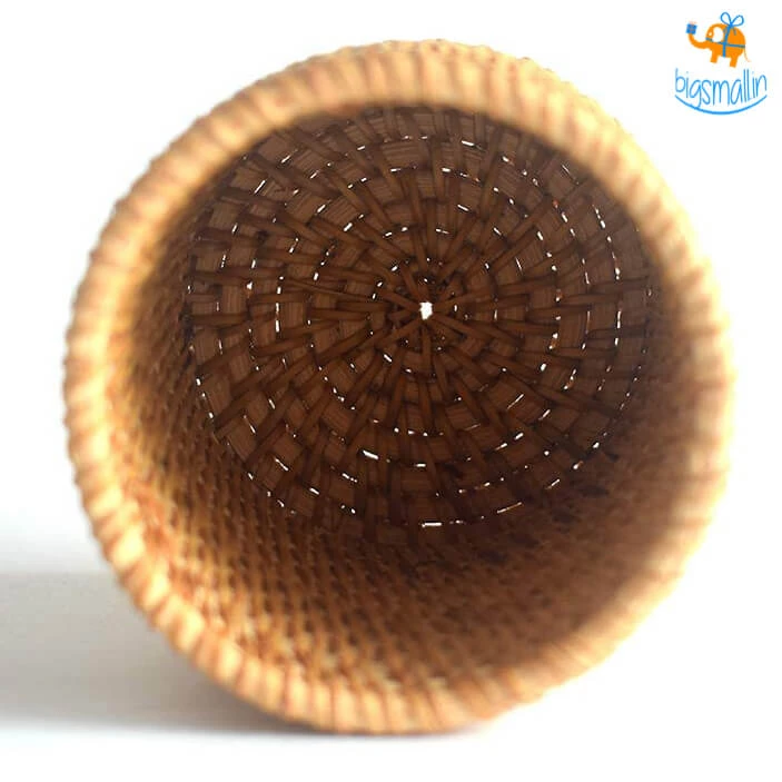 AmyLi Rattan Desk Organizer