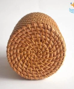 AmyLi Rattan Desk Organizer