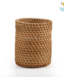 AmyLi Rattan Desk Organizer