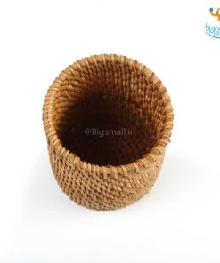 AmyLi Rattan Desk Organizer