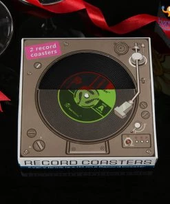 Akshay Mumbai Importer Record Coasters - Set Of 2