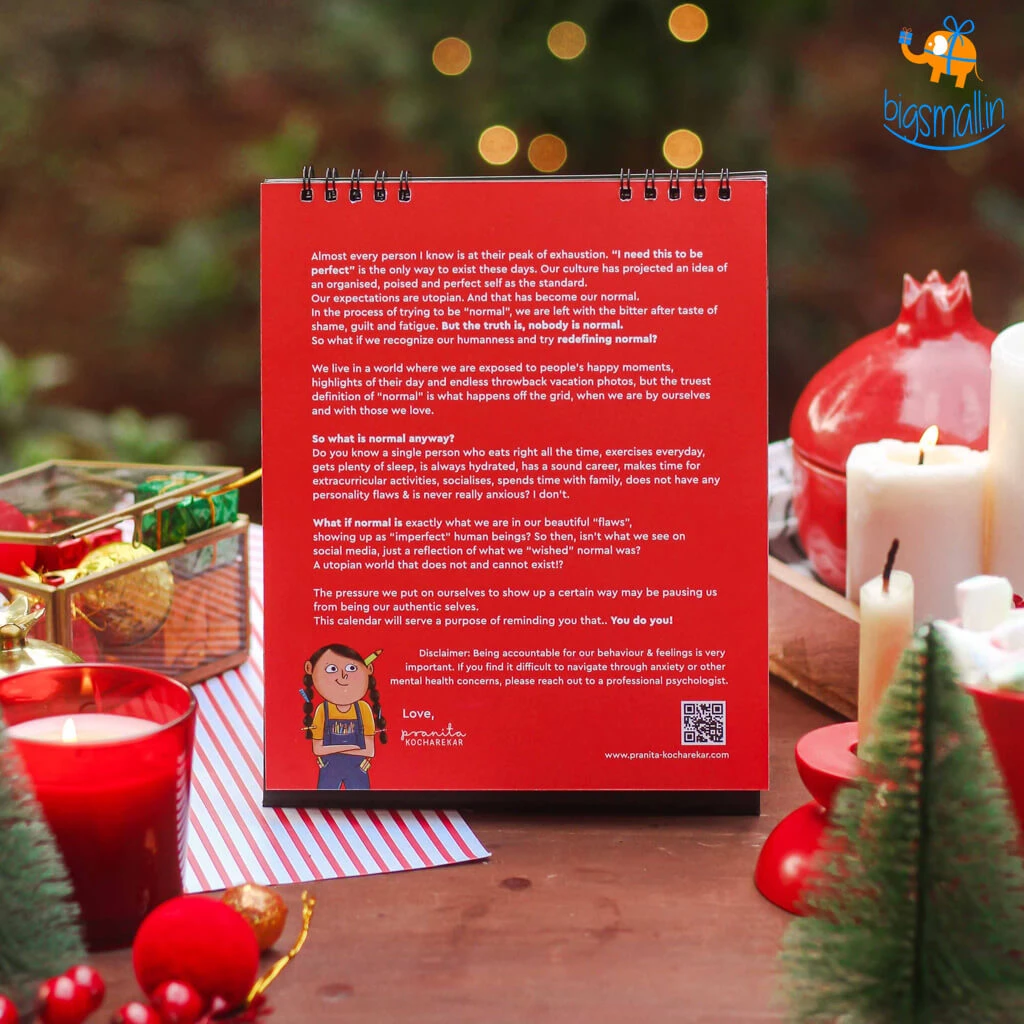 Pranita Kocharekar Redefining Normal Desk Calendar 2022