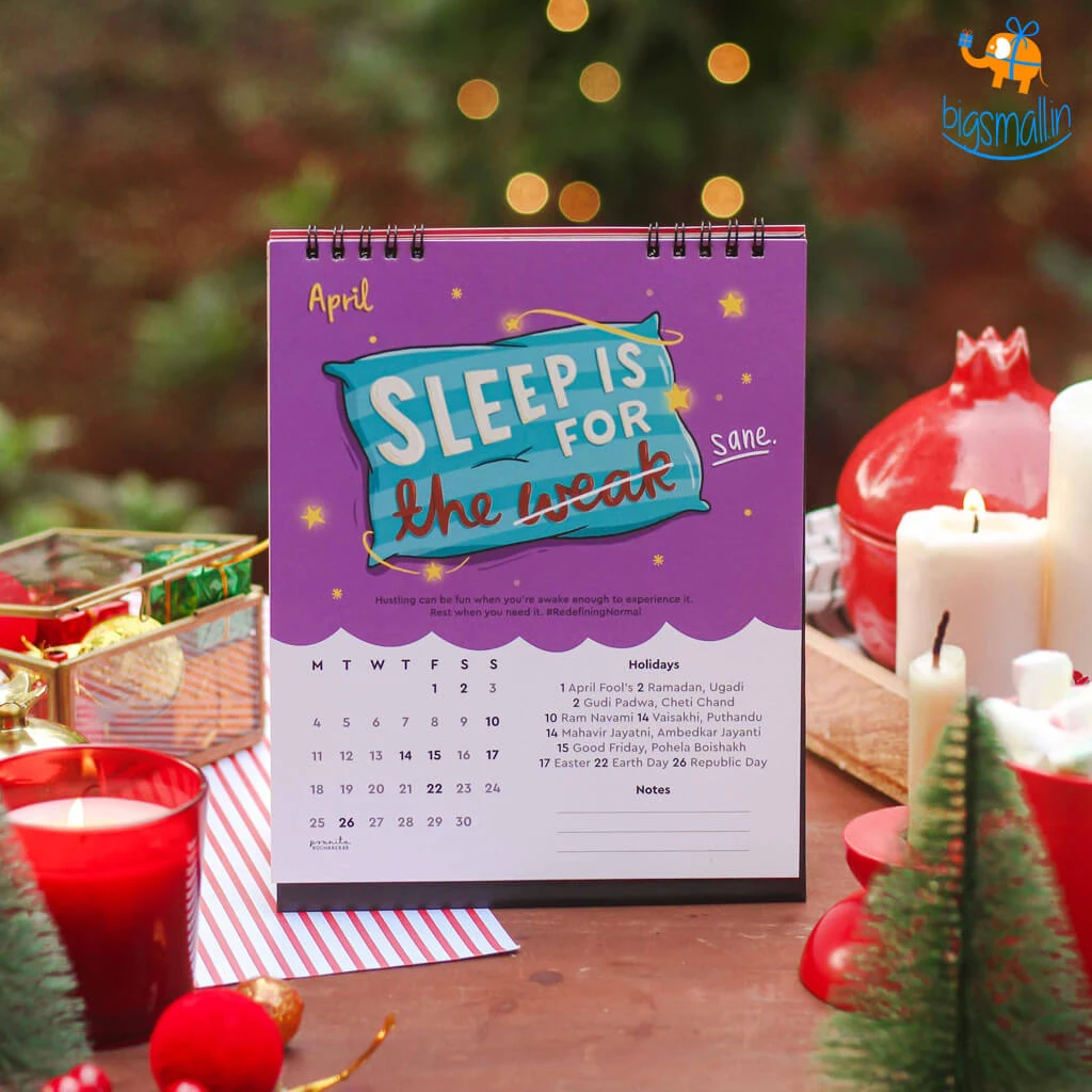 Pranita Kocharekar Redefining Normal Desk Calendar 2022