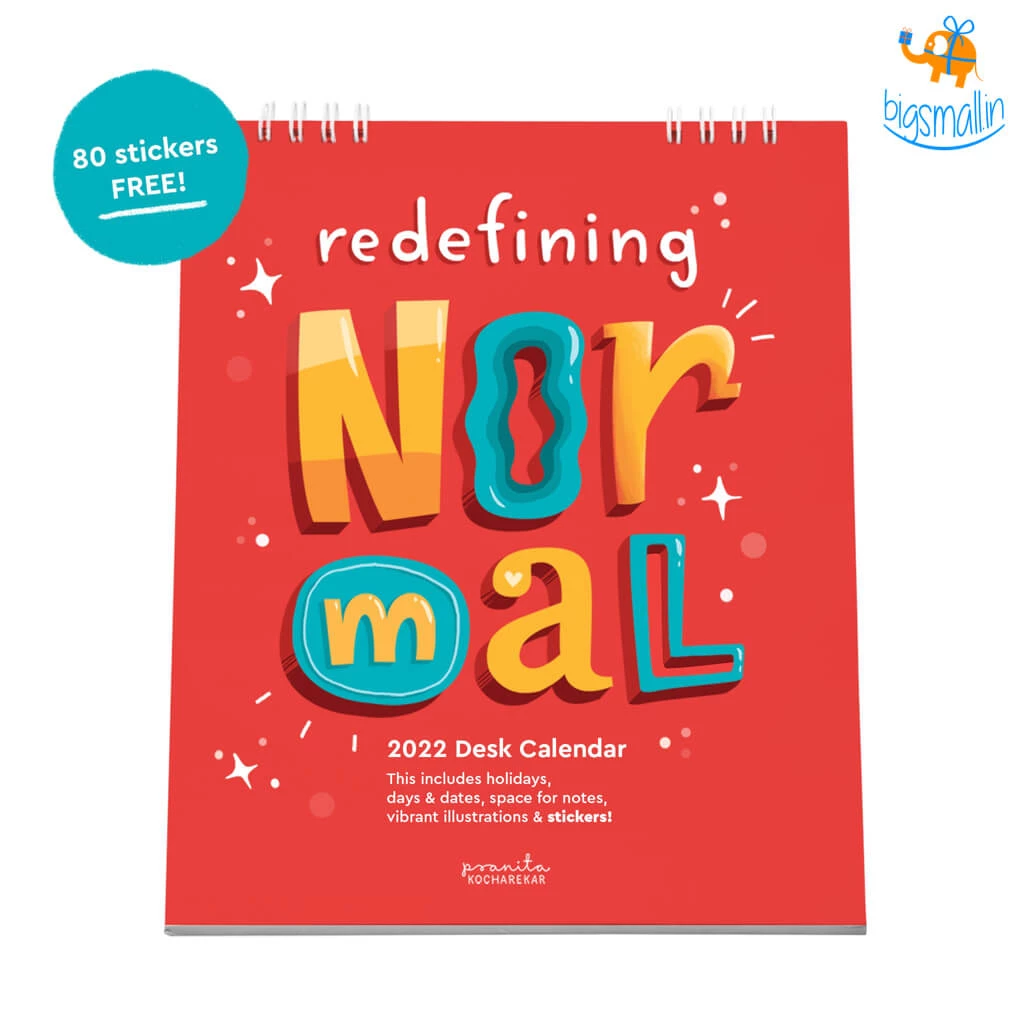 Pranita Kocharekar Redefining Normal Desk Calendar 2022