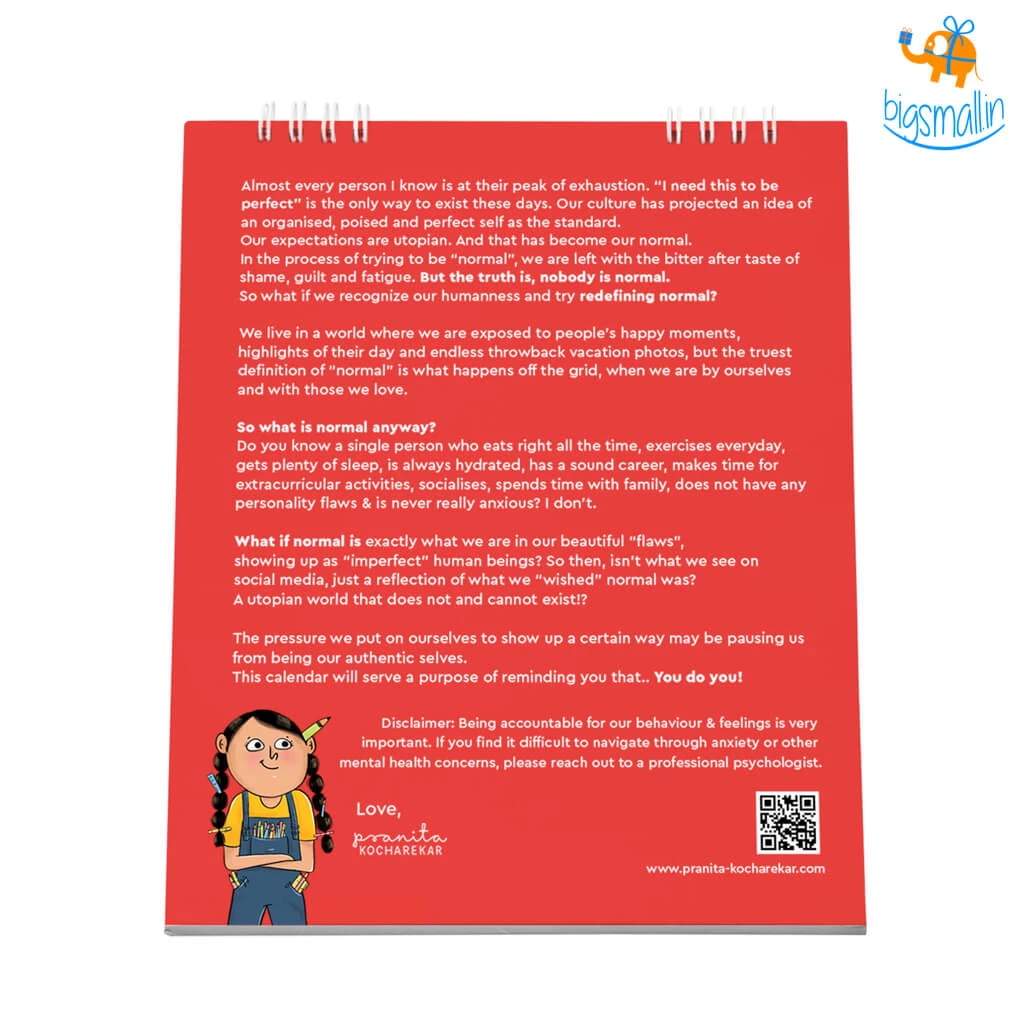 Pranita Kocharekar Redefining Normal Desk Calendar 2022