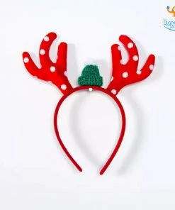 Coral Tree Reindeer Hair Band - Set Of 2