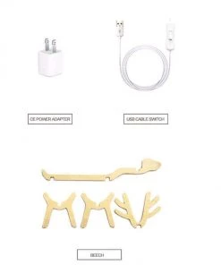 VinnyC Reindeer Lamp