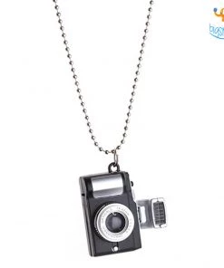 AmyLi All Of It Camera Pendant With Chain