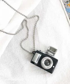 AmyLi All Of It Camera Pendant With Chain