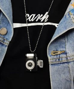 AmyLi All Of It Camera Pendant With Chain