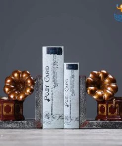 Vinny Y Vintage Gramophone Bookends With Pen Stand
