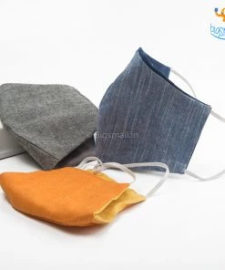 Oon Father's Day Reusable Cotton Masks - Set Of 3 (Assorted Colors)