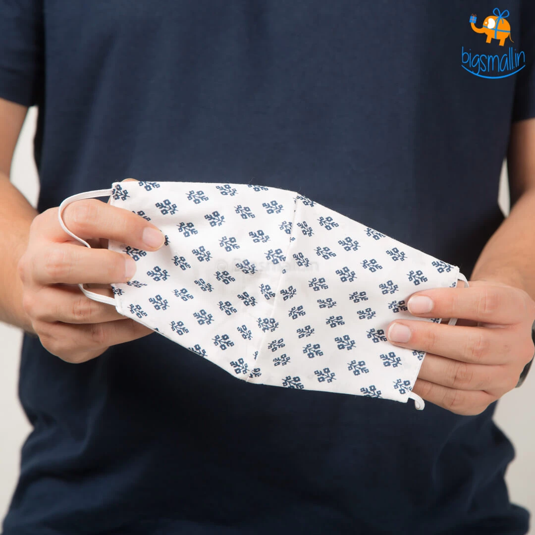 Oon Reusable Cotton Printed Masks - Set Of 3 (Assorted Designs) Father's Day