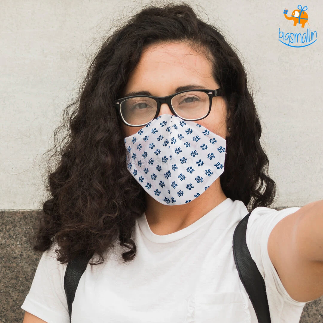 Oon Reusable Cotton Printed Masks - Set Of 3 (Assorted Designs) Father's Day