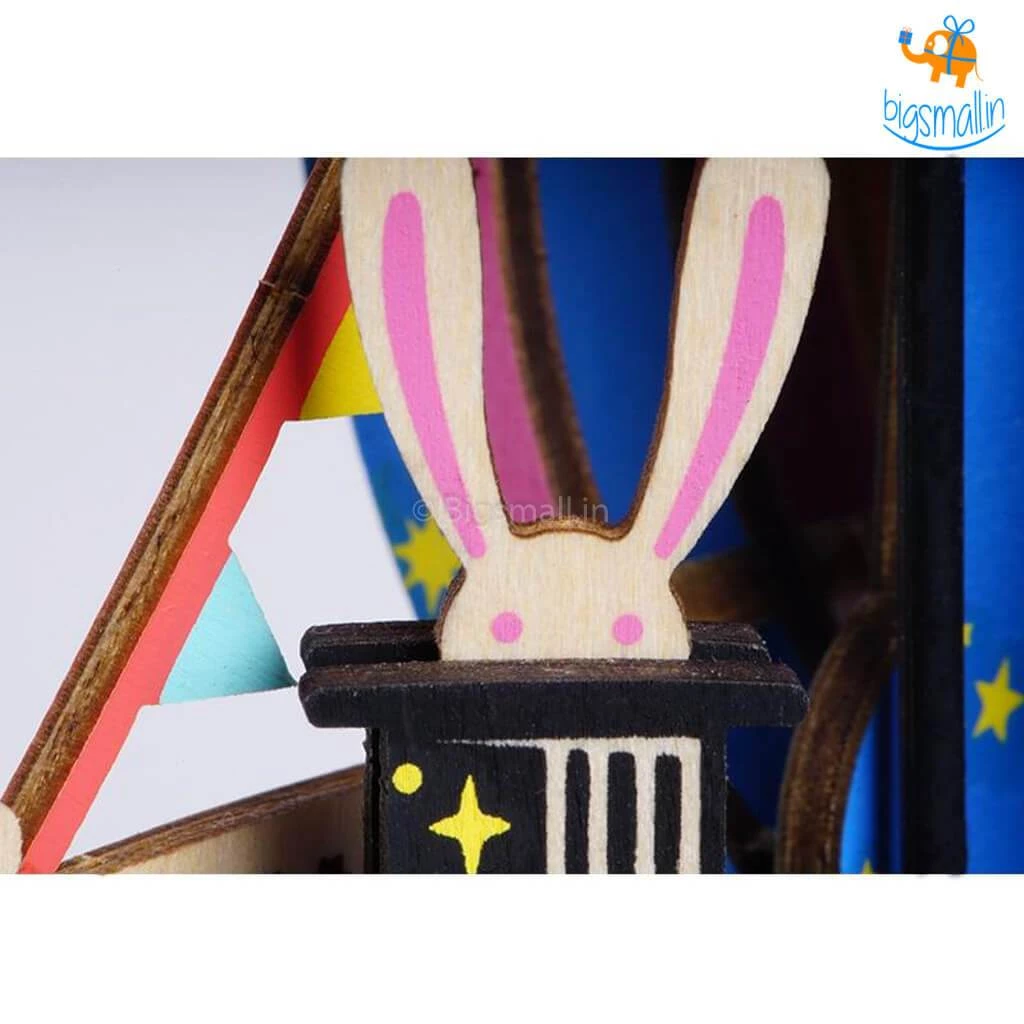 Dream Beans All Of It DIY Music Box Wooden Puzzle - Amusement Park