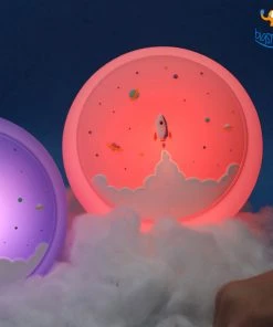 Bigsmall_hmk Space Rocket Night Lamp