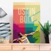 Bigsmall_cc Usain Bolt Wooden Wall Art Father's Day