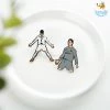 Bigsmall_piu All Of It Ronaldo Lapel Pins - Set Of 2