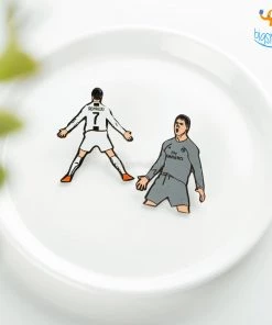 Bigsmall_piu All Of It Ronaldo Lapel Pins - Set Of 2