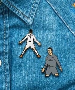 Bigsmall_piu All Of It Ronaldo Lapel Pins - Set Of 2