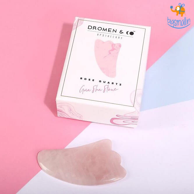 Dromenco Rose Quartz Gua Sha Stone All Of It