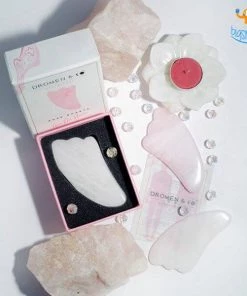 Dromenco Rose Quartz Gua Sha Stone All Of It