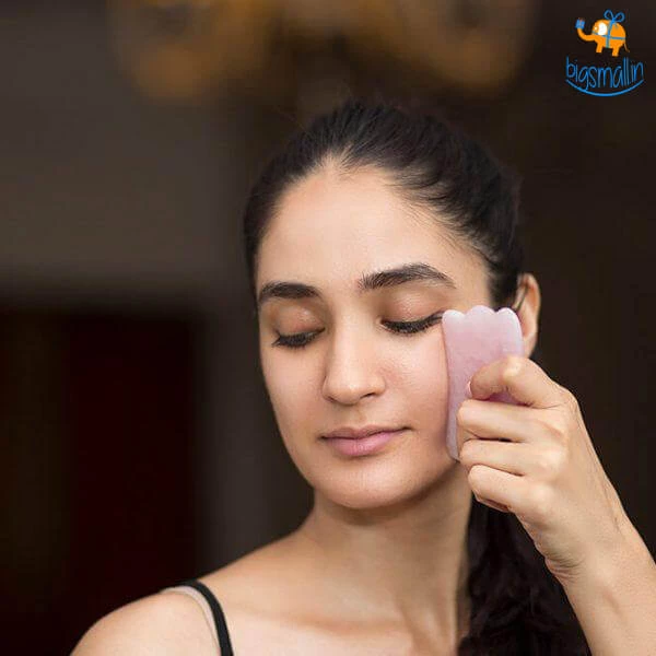 Dromenco Rose Quartz Gua Sha Stone All Of It