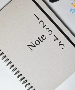 Writenery Father's Day Ash Wiro Notebooks With Elastic- Set Of 3