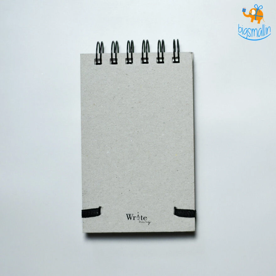 Writenery Father's Day Ash Wiro Notebooks With Elastic- Set Of 3