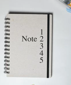 Writenery Father's Day Ash Wiro Notebooks With Elastic- Set Of 3