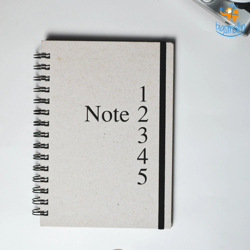 Writenery Father's Day Ash Wiro Notebooks With Elastic- Set Of 3