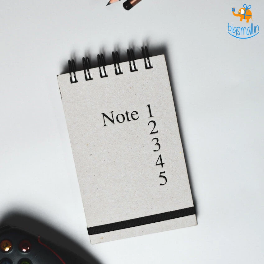 Writenery Father's Day Ash Wiro Notebooks With Elastic- Set Of 3