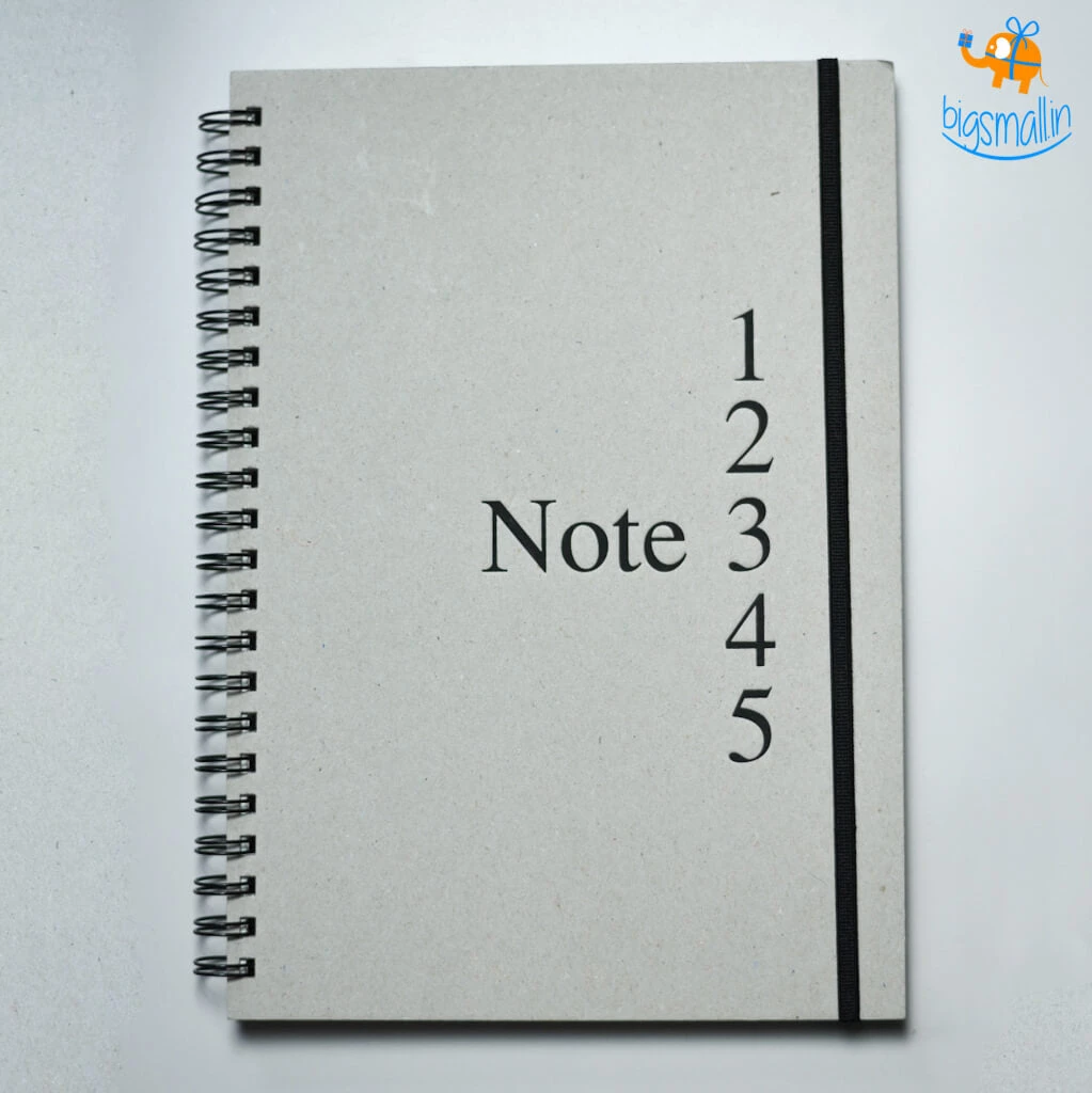 Writenery Father's Day Ash Wiro Notebooks With Elastic- Set Of 3