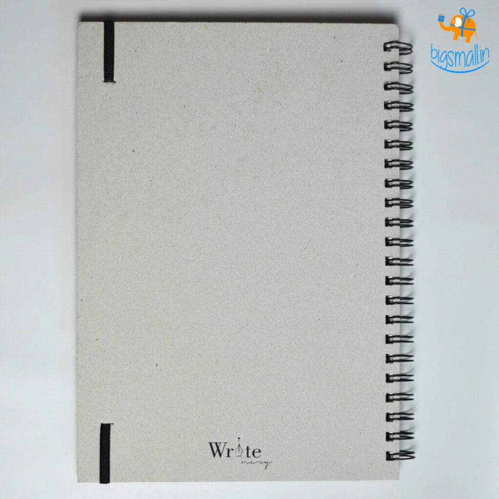 Writenery Father's Day Ash Wiro Notebooks With Elastic- Set Of 3