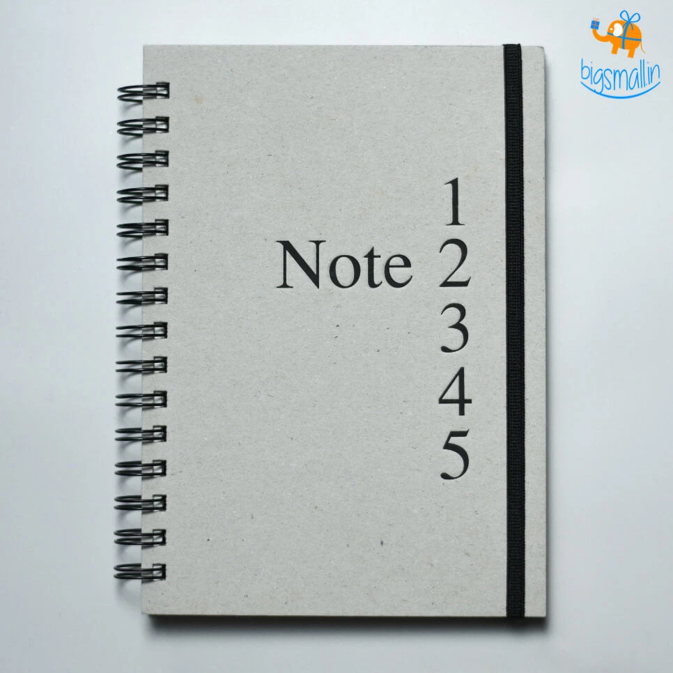 Writenery Father's Day Ash Wiro Notebooks With Elastic- Set Of 3