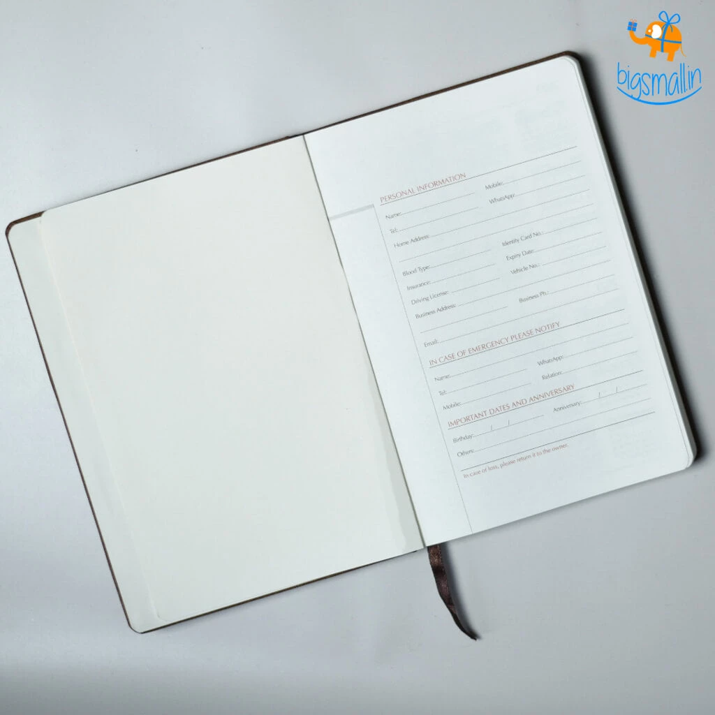 Writenery All Of It Coffee Brown A5 Diary