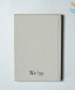 Writenery Nerd Girl Leatherette Notebook With Pencil Holder