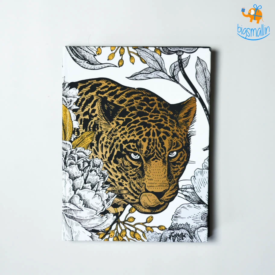 Writenery Leopard Print Velvet Finish Notebook All Of It