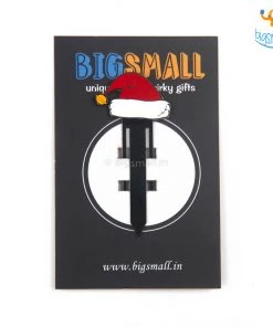 Bigsmall_piu Santa Metallic Bookmark
