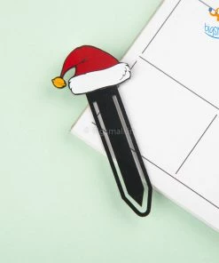 Bigsmall_piu Santa Metallic Bookmark