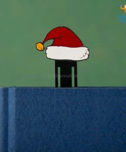 Bigsmall_piu Santa Metallic Bookmark
