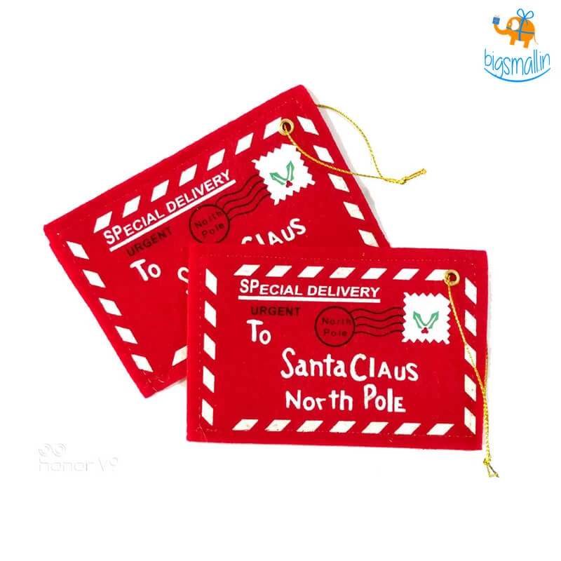 Coral Tree Santa Felt Letter Envelopes All Of It