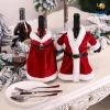 Coral Tree All Of It Mr. & Mrs. Claus Wine Bottle Covers - Set Of 2