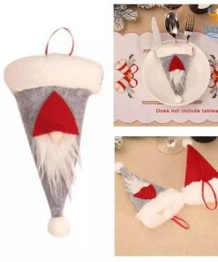 Coral Tree 3D Santa Hat Cutlery Cover All Of It