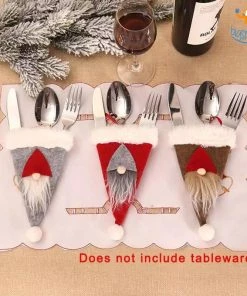 Coral Tree 3D Santa Hat Cutlery Cover All Of It