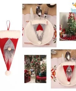 Coral Tree 3D Santa Hat Cutlery Cover All Of It